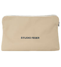 Studio Feder Toiletry Bag - Celia - Canvas - Sand Beige