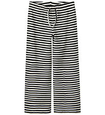 Name It Trousers - Rib - Noos - NkfSuraja - Black w. White Strip
