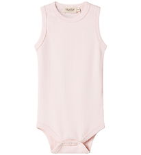 MarMar Bodysuit Sleeveless - Rib - Sleeveless - Noos - Pink