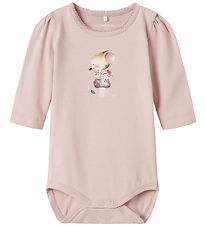 Name It Body I/e - NbfLotus - Polert Lilac m. Trykk