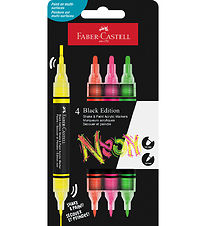 Faber-Castell Markers - Shake & Paint Acrylic - 4 pcs - Neon