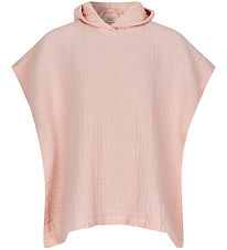 Lille Kanin Towel Poncho - Muslin - Rose Smoke